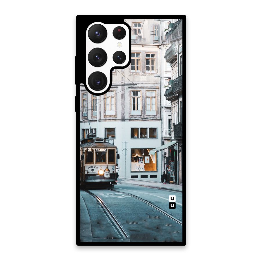 Tramp Train Glass Back Case for Galaxy S22 Ultra 5G