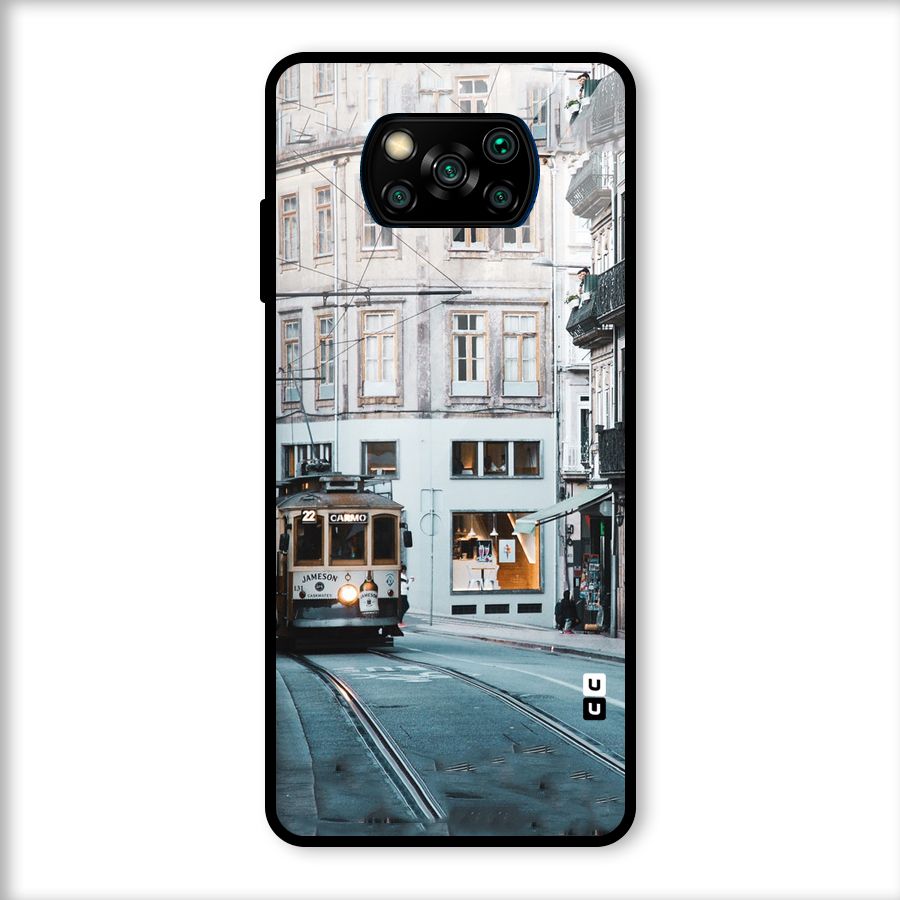 Tramp Train Glass Back Case for Poco X3