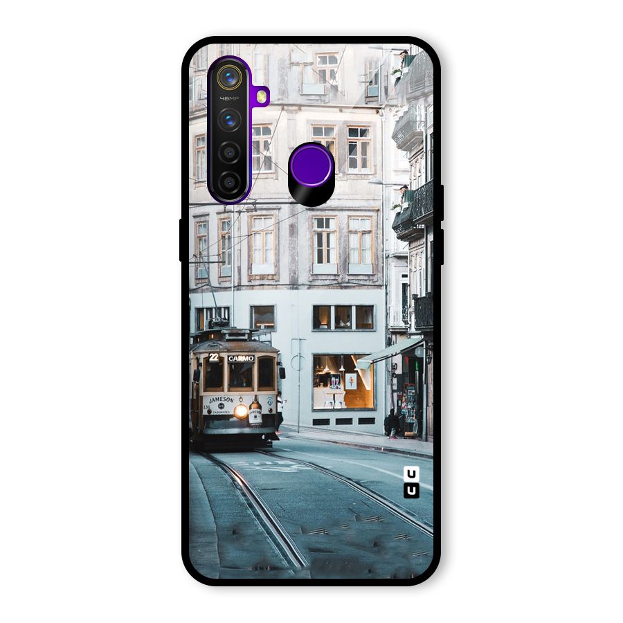 Tramp Train Glass Back Case for Realme 5 Pro