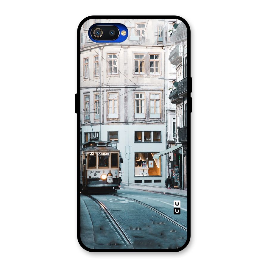 Tramp Train Glass Back Case for Realme C2