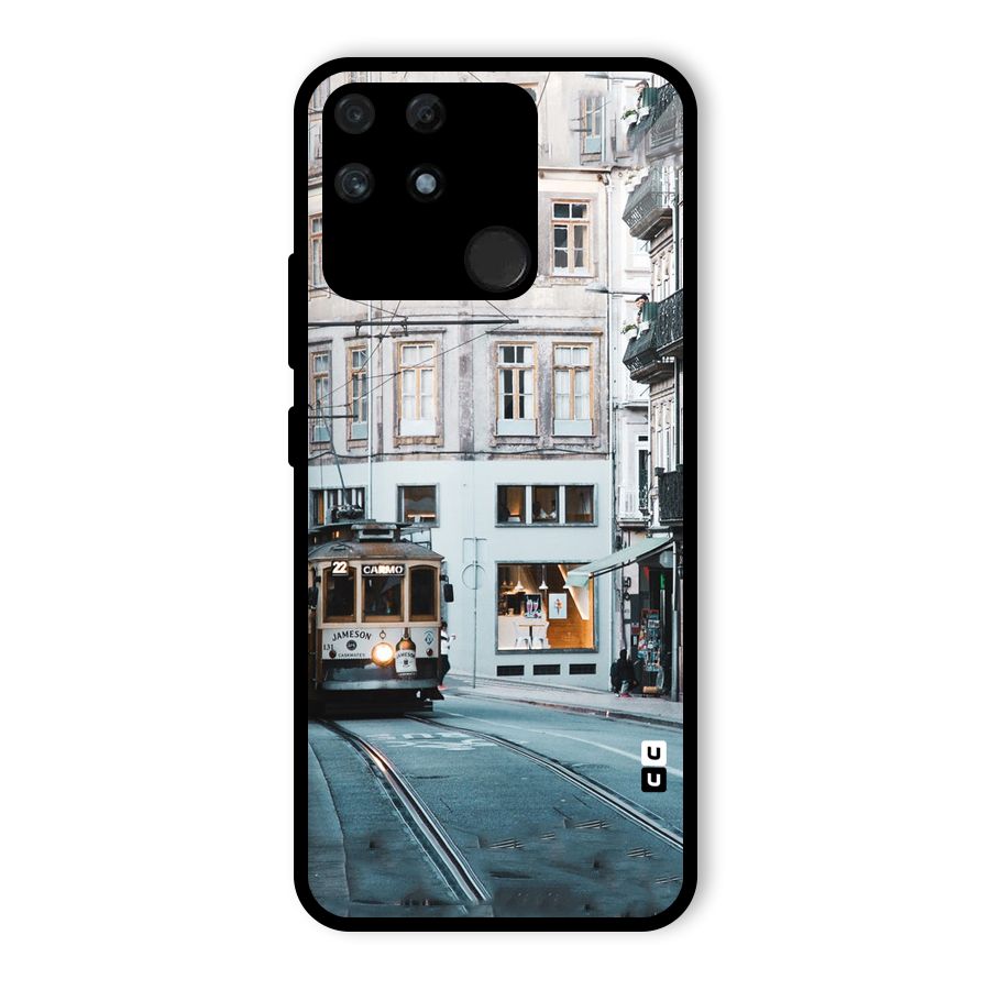 Tramp Train Glass Back Case for Realme Narzo 50A