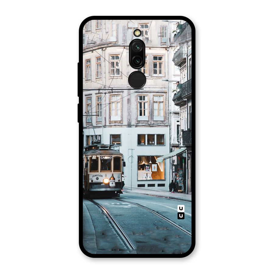 Tramp Train Glass Back Case for Redmi 8