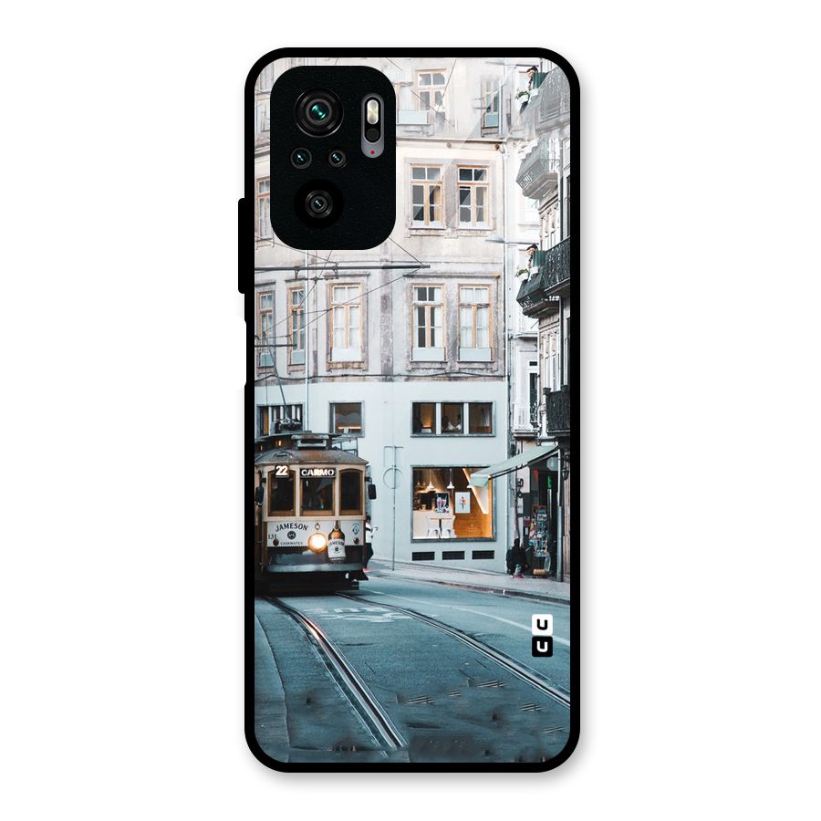 Tramp Train Glass Back Case for Redmi Note 10S