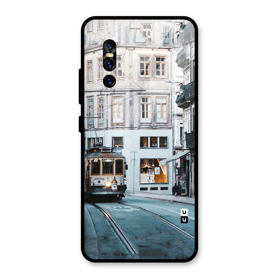 Tramp Train Glass Back Case for Vivo V15 Pro