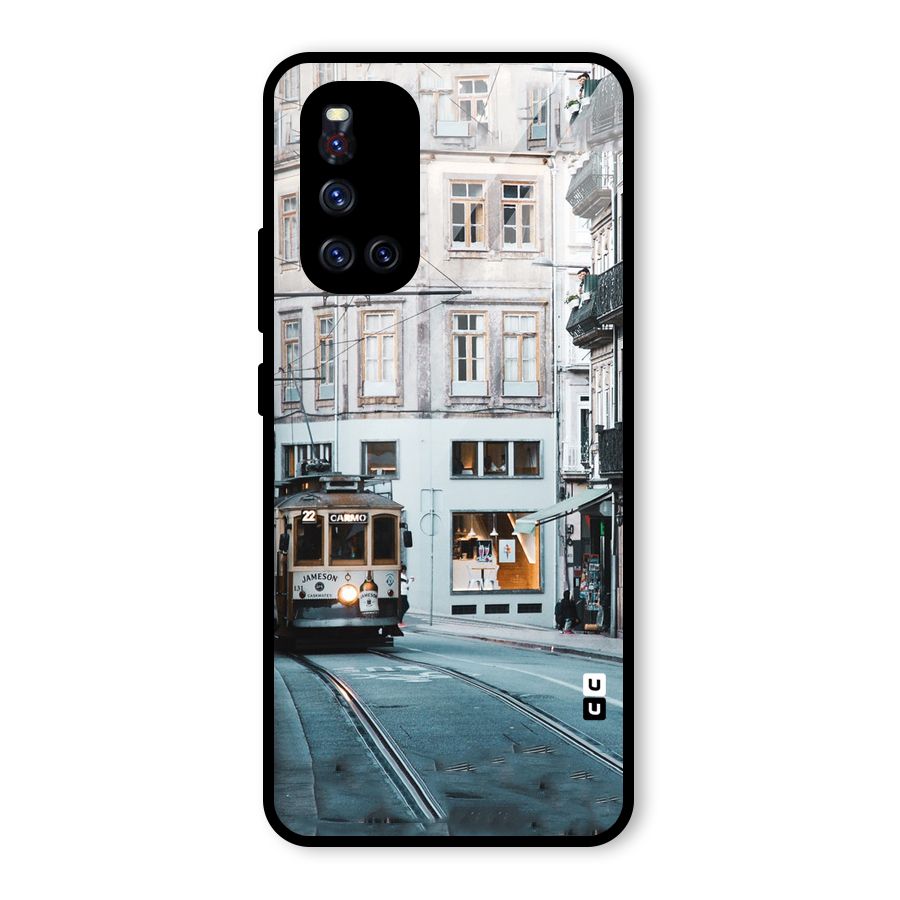 Tramp Train Glass Back Case for Vivo V19