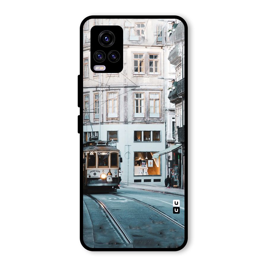 Tramp Train Glass Back Case for Vivo V20