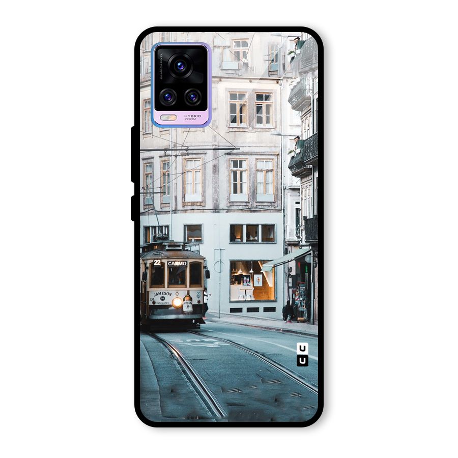 Tramp Train Glass Back Case for Vivo V20 Pro