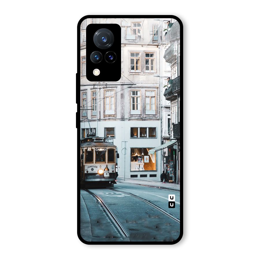 Tramp Train Glass Back Case for Vivo V21 5G