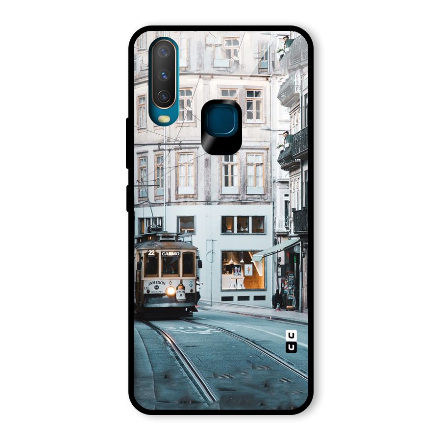 Tramp Train Glass Back Case for Vivo Y15