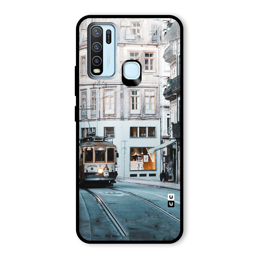 Tramp Train Glass Back Case for Vivo Y50