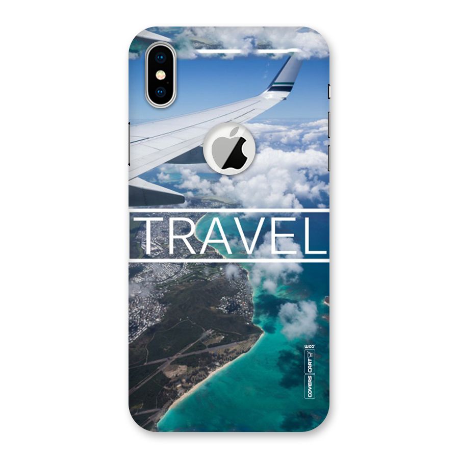 Travel Back Case for iPhone X Logo Cut