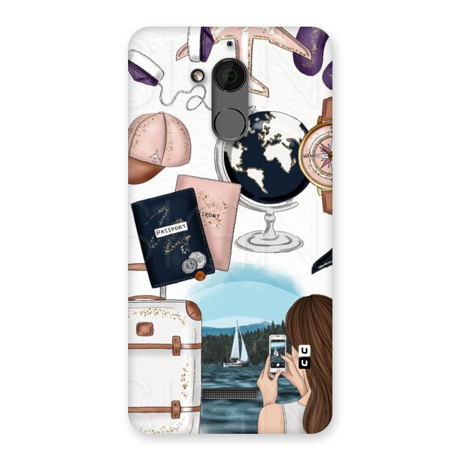 Travel Diaries Back Case for Coolpad Note 5