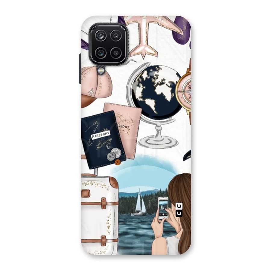 Travel Diaries Back Case for Galaxy A12