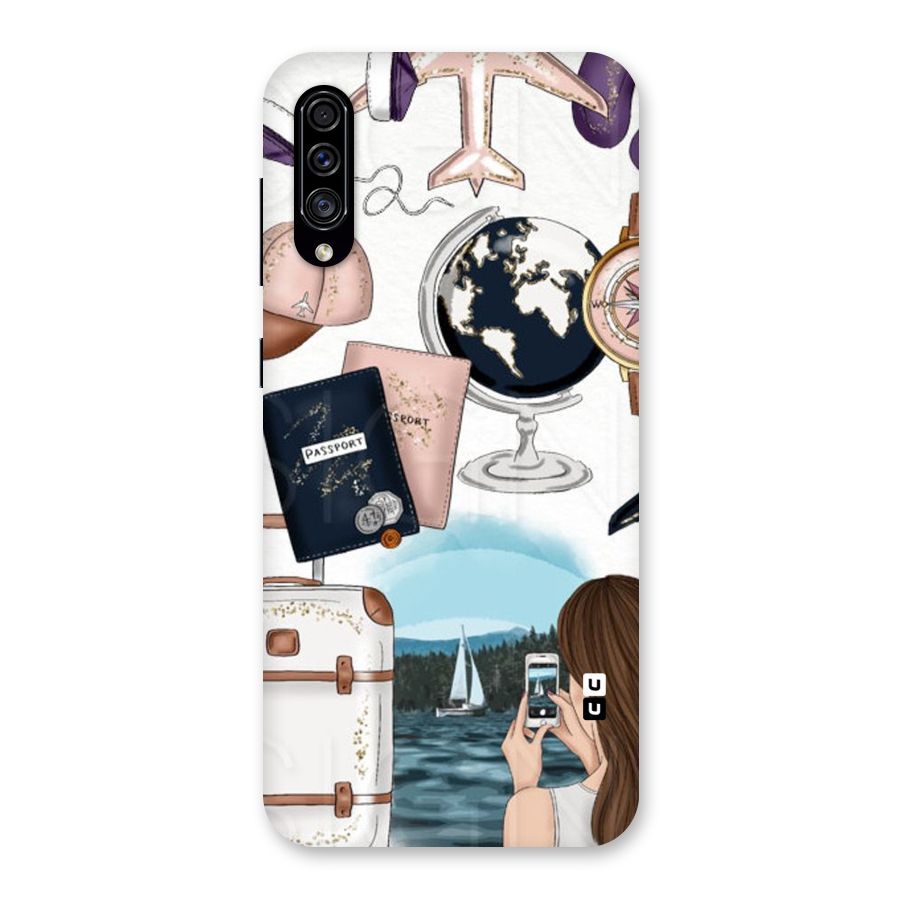 Travel Diaries Back Case for Galaxy A30s