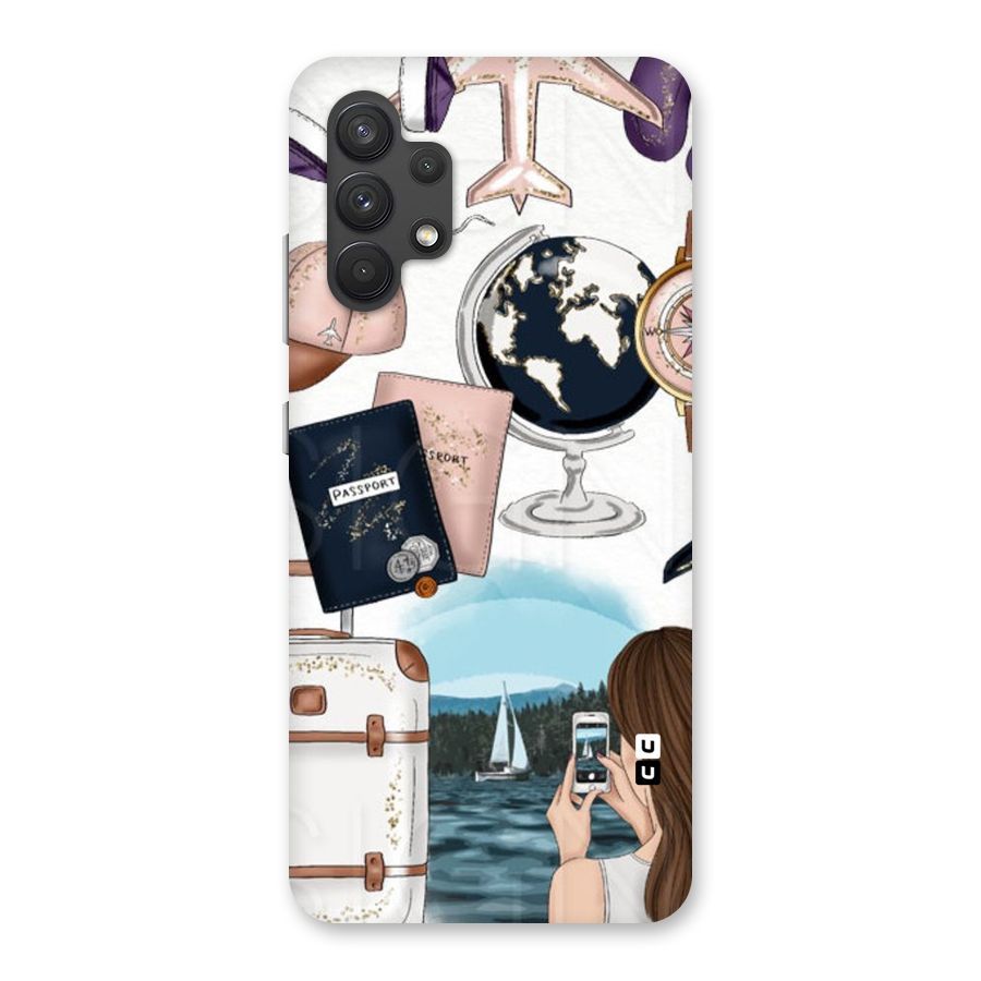 Travel Diaries Back Case for Galaxy A32
