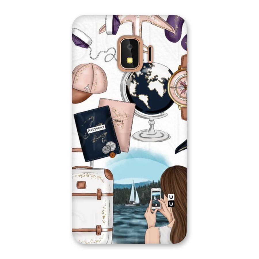 Travel Diaries Back Case for Galaxy J2 Core