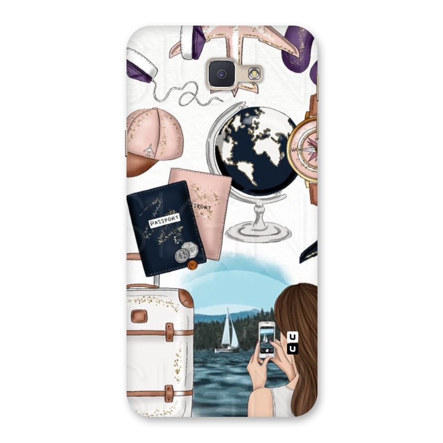 Travel Diaries Back Case for Galaxy J5 Prime
