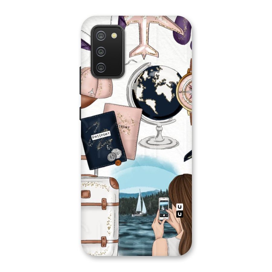Travel Diaries Back Case for Galaxy M02s