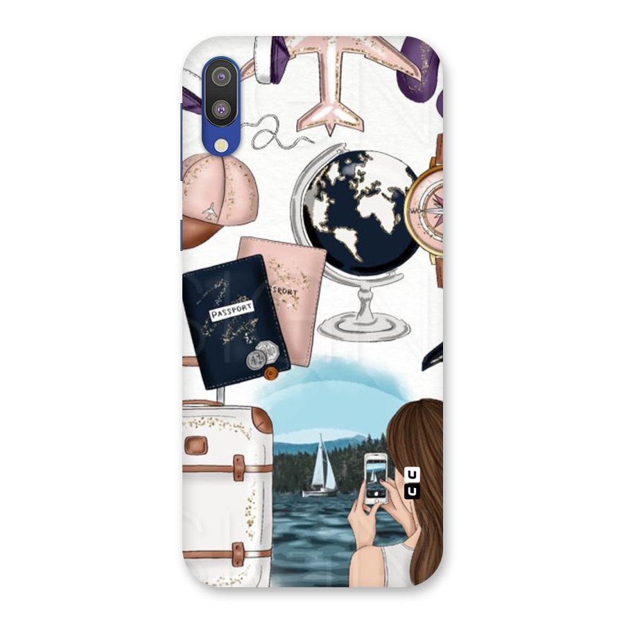 Travel Diaries Back Case for Galaxy M10