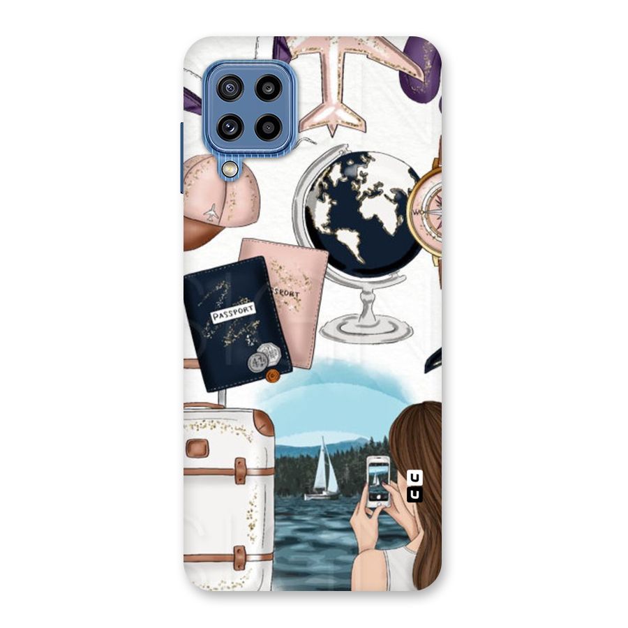 Travel Diaries Back Case for Galaxy M32