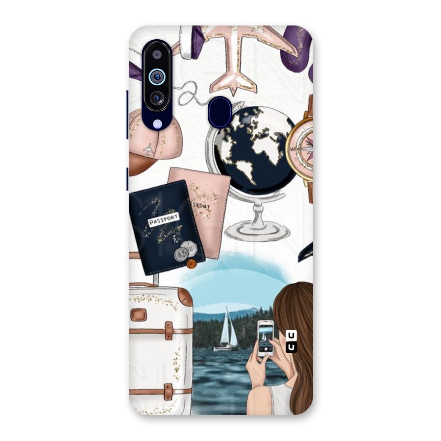 Travel Diaries Back Case for Galaxy M40