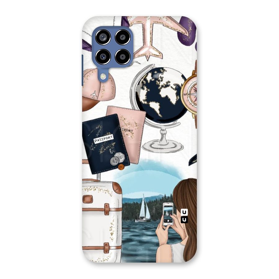 Travel Diaries Back Case for Galaxy M53 5G