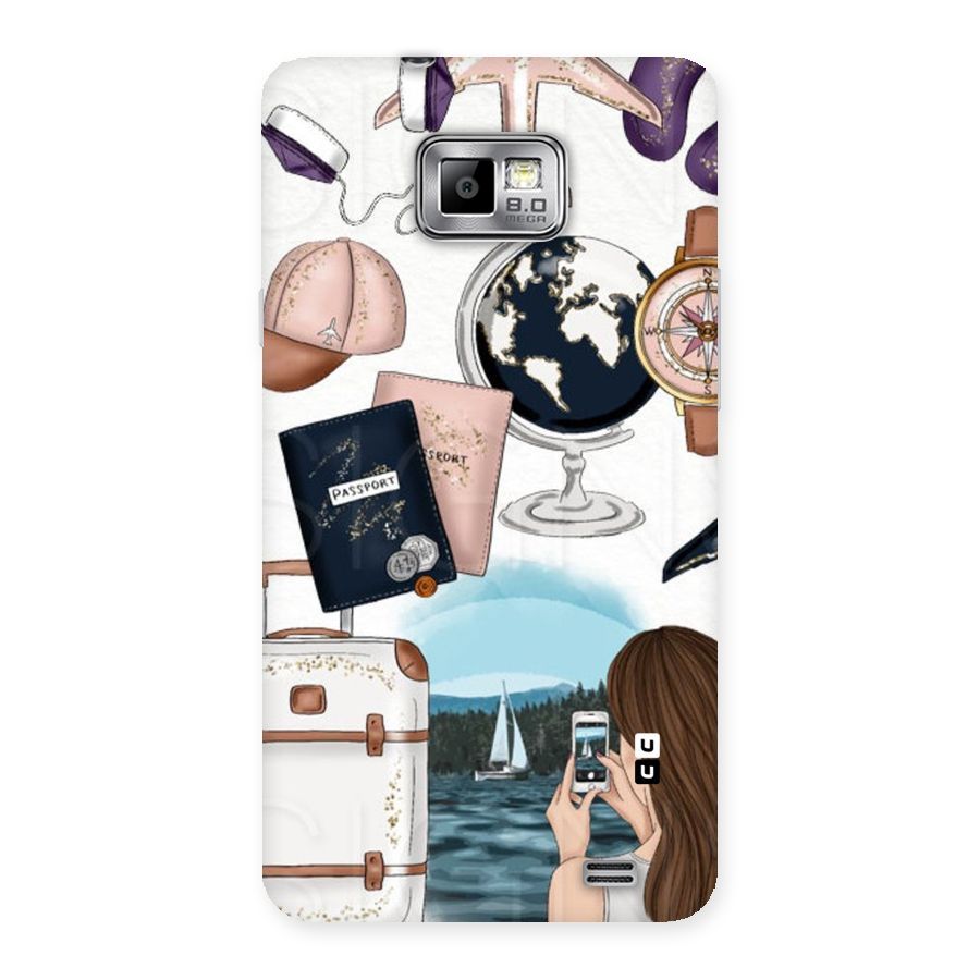 Travel Diaries Back Case for Galaxy S2