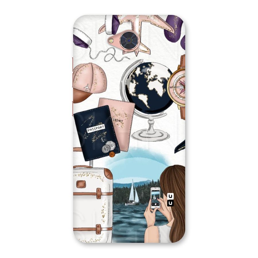Travel Diaries Back Case for Gionee S6 Pro