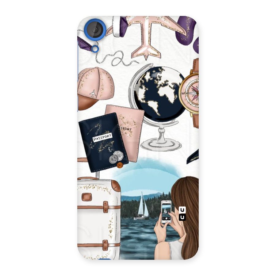 Travel Diaries Back Case for HTC Desire 820