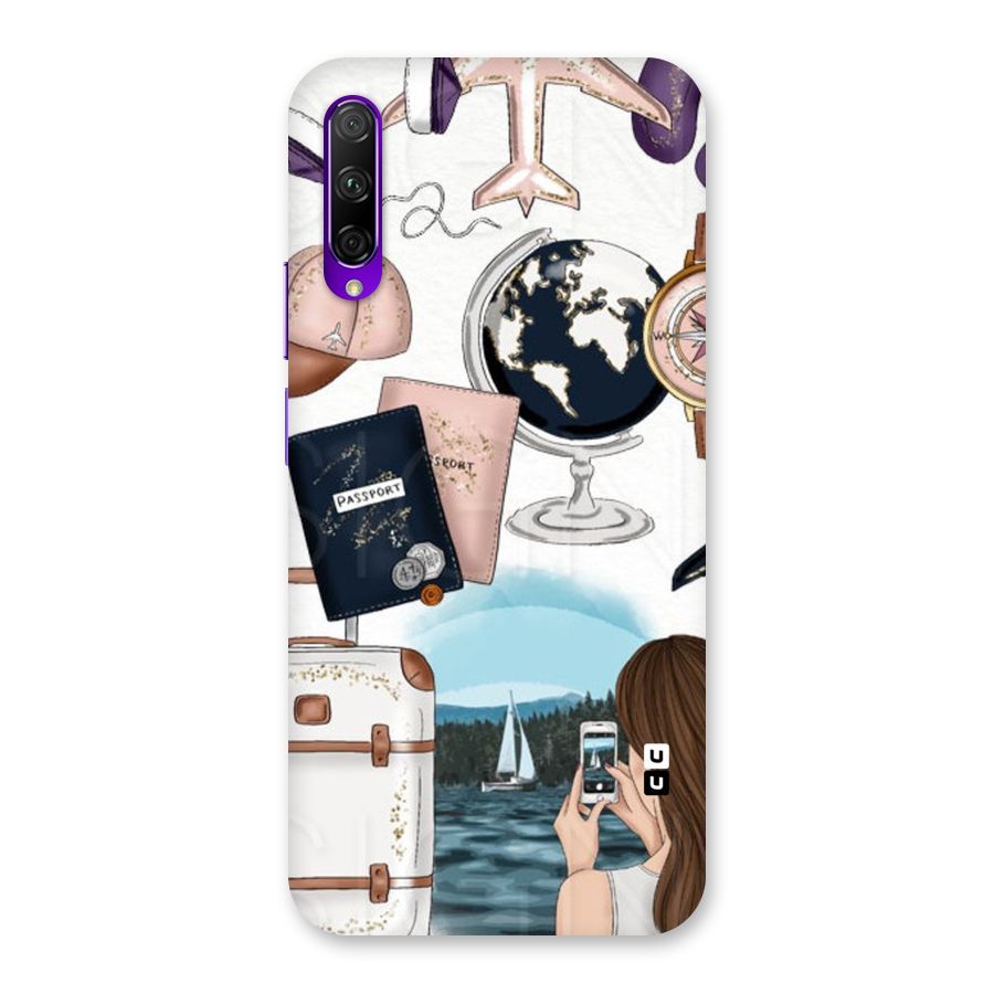 Travel Diaries Back Case for Honor 9X Pro