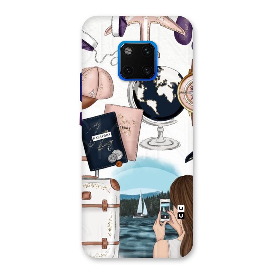 Travel Diaries Back Case for Huawei Mate 20 Pro