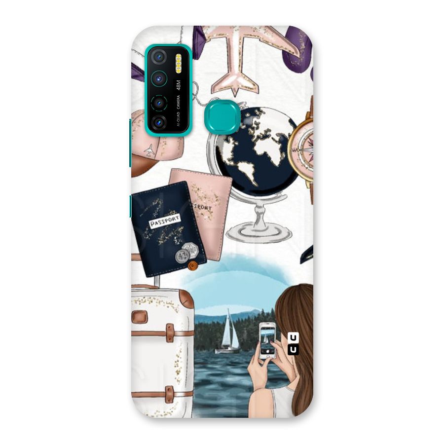 Travel Diaries Back Case for Infinix Hot 9 Pro