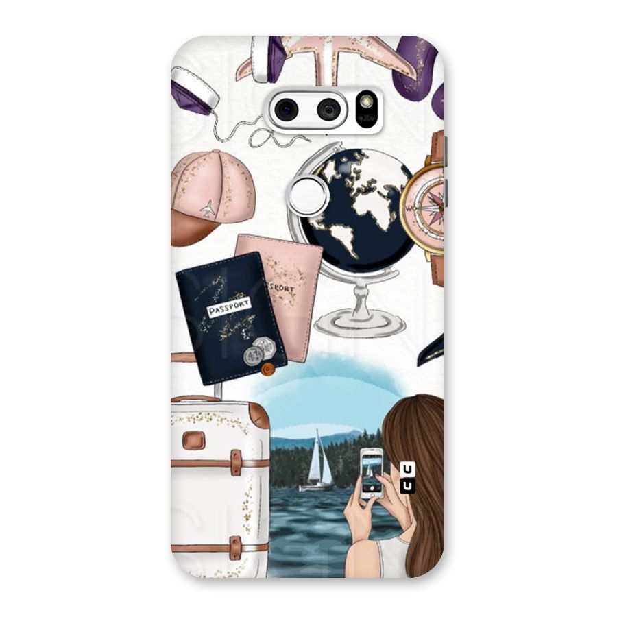 Travel Diaries Back Case for LG V30