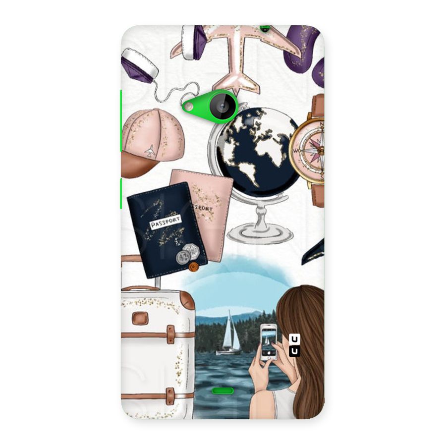 Travel Diaries Back Case for Lumia 535