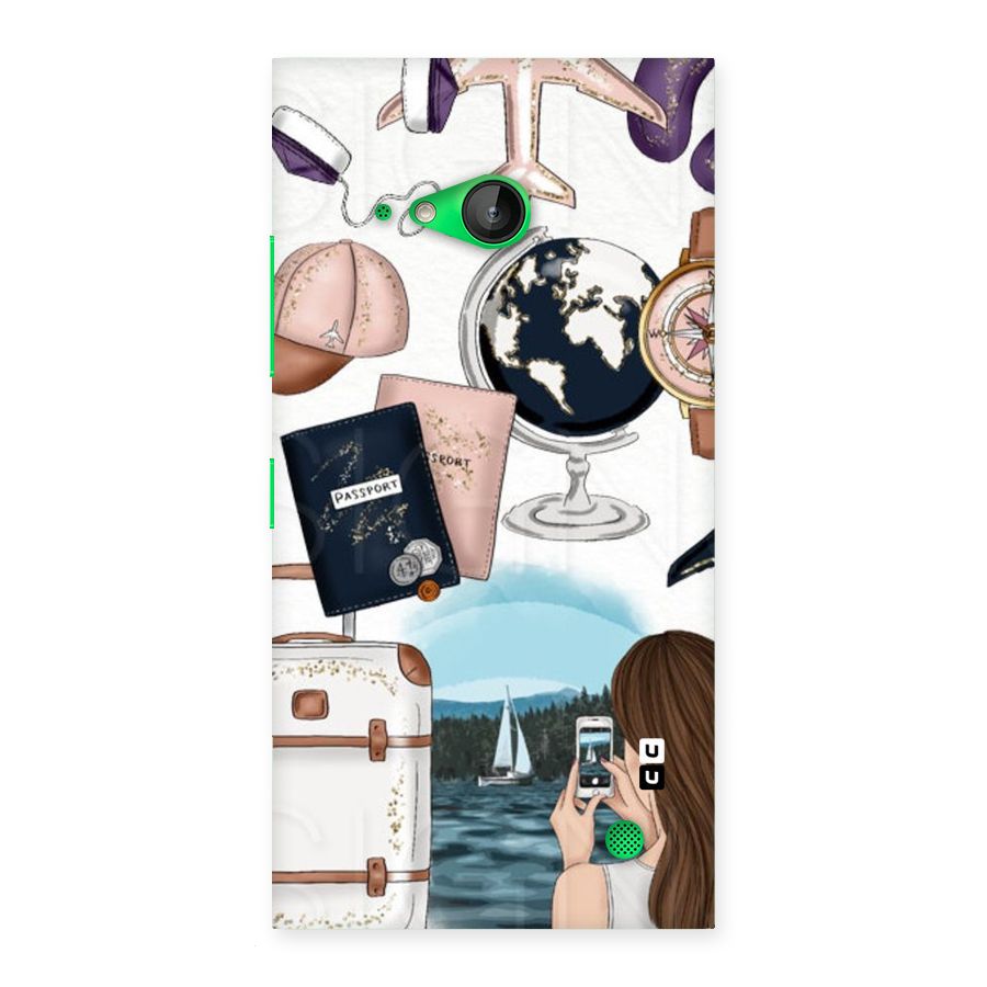 Travel Diaries Back Case for Lumia 730