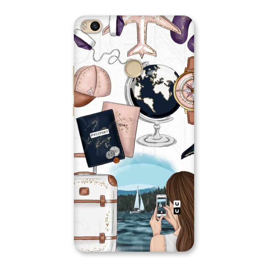 Travel Diaries Back Case for Mi Max 2