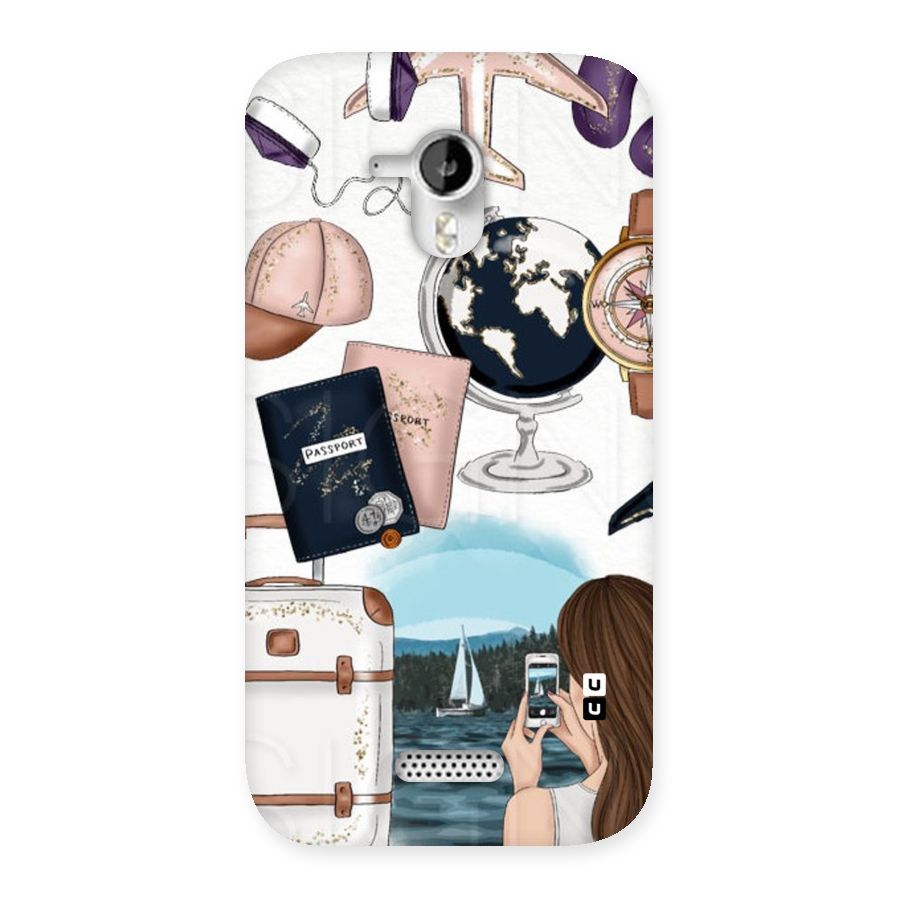 Travel Diaries Back Case for Micromax Canvas HD A116