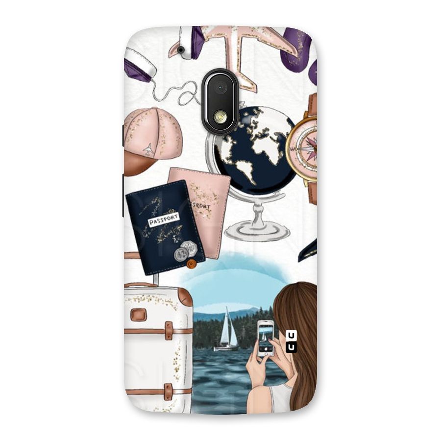 Travel Diaries Back Case for Moto G4 Play