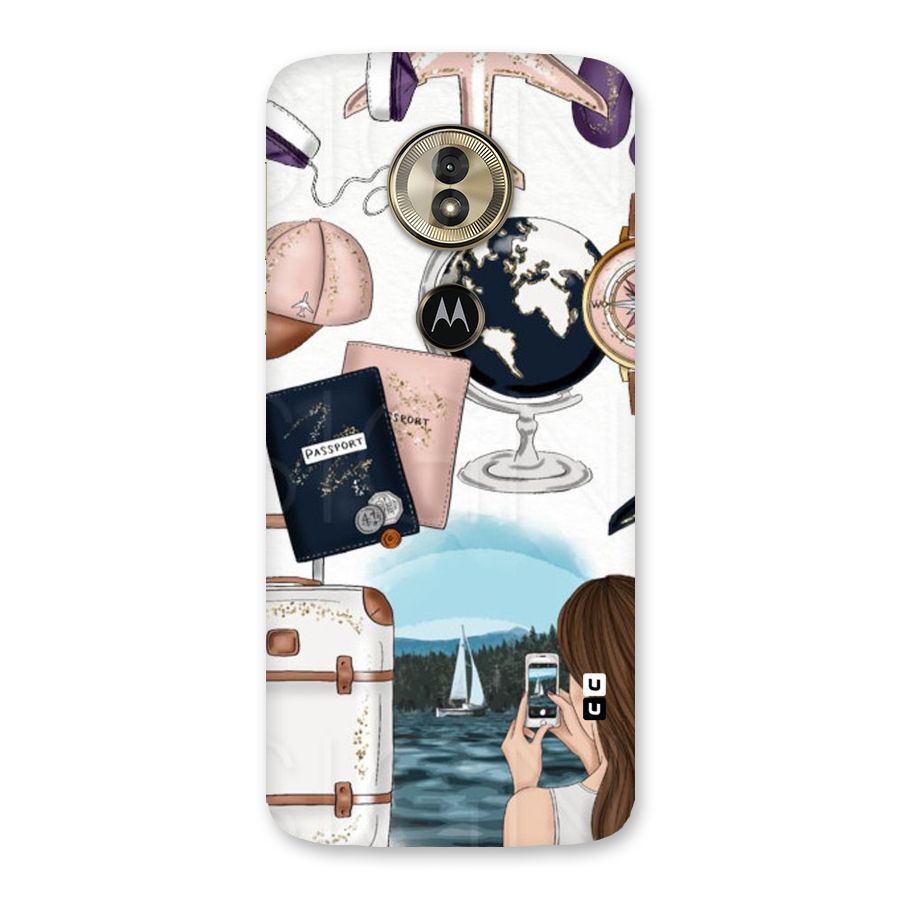 Travel Diaries Back Case for Moto G6 Play