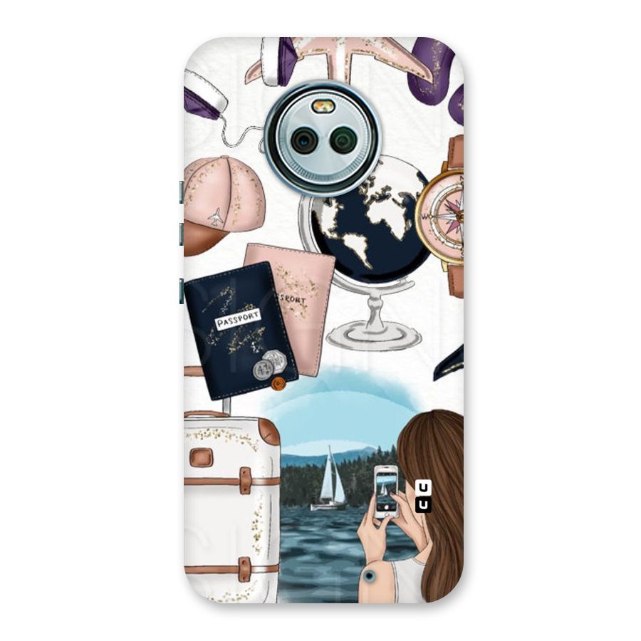 Travel Diaries Back Case for Moto X4