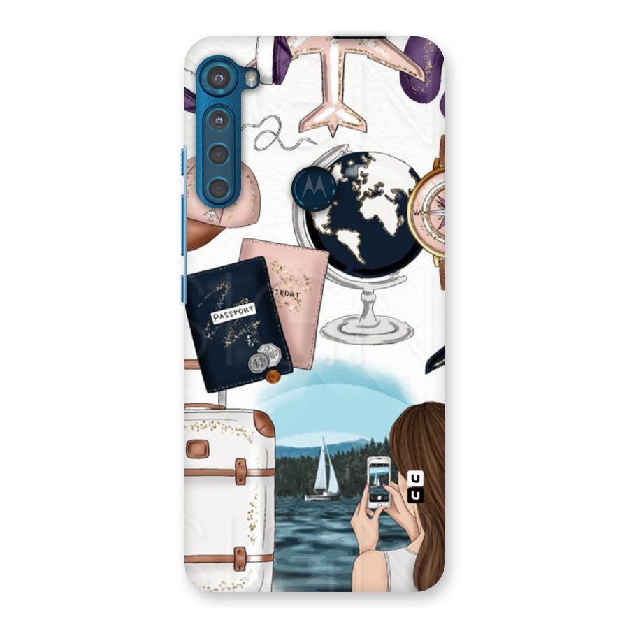 Travel Diaries Back Case for Motorola One Fusion Plus