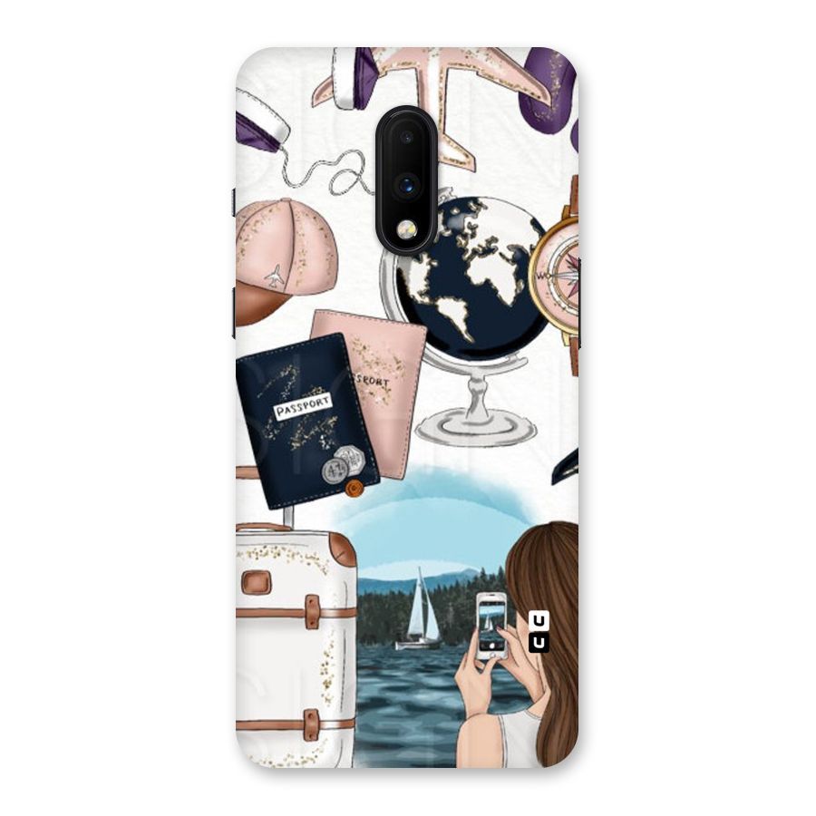Travel Diaries Back Case for OnePlus 7