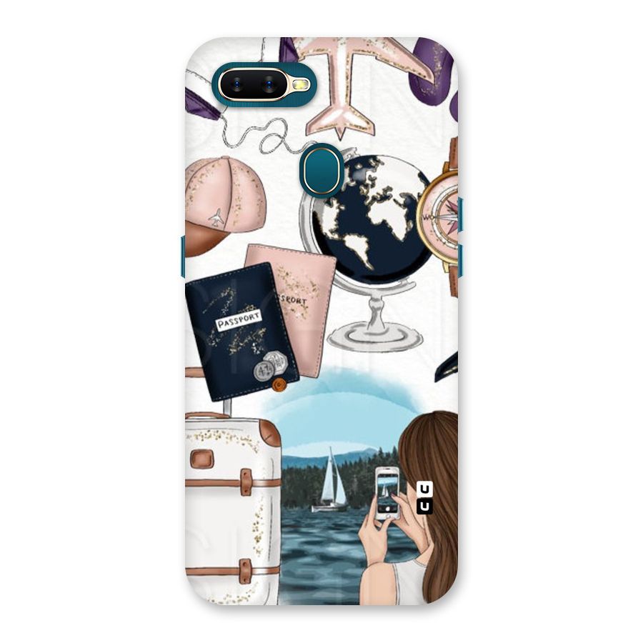 Travel Diaries Back Case for Oppo A11k