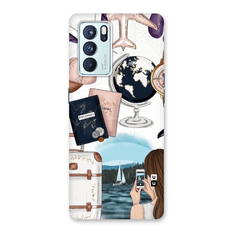 Travel Diaries Back Case for Oppo Reno6 Pro 5G