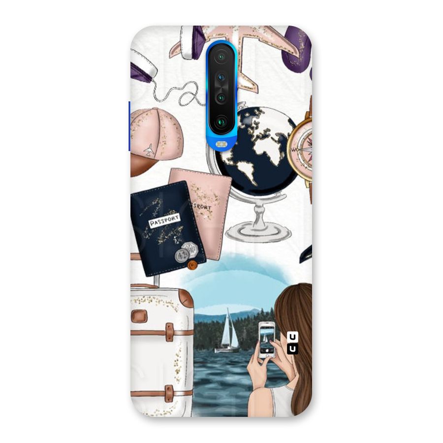 Travel Diaries Back Case for Poco X2