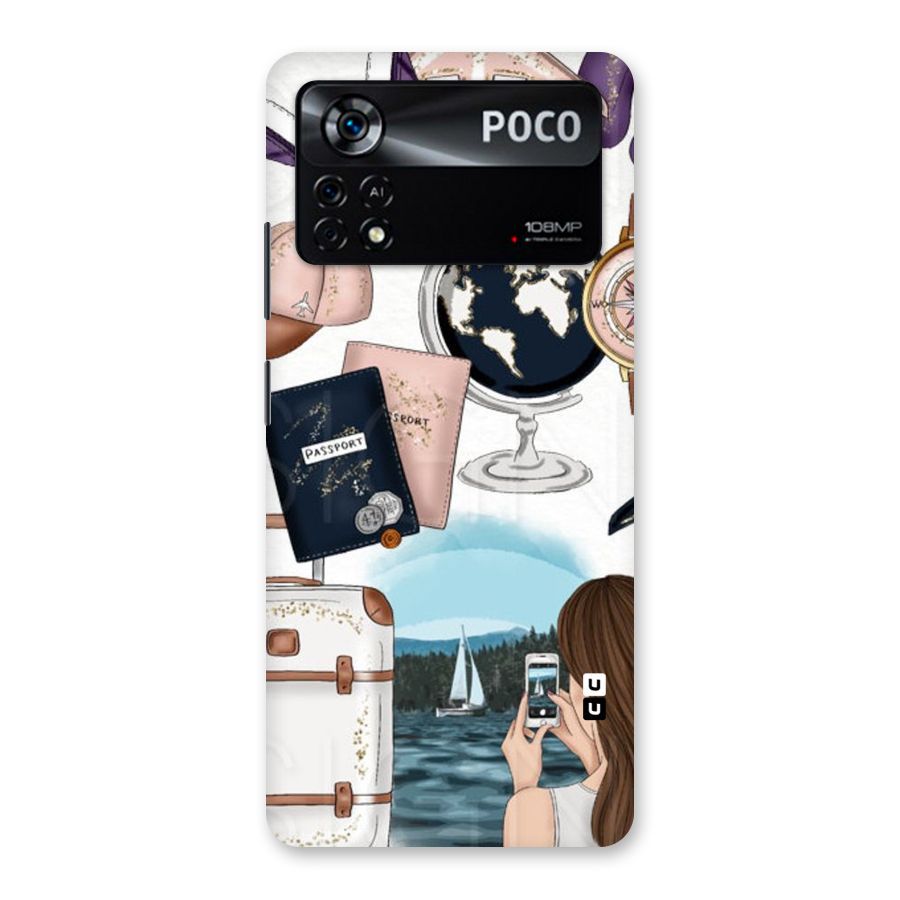 Travel Diaries Back Case for Poco X4 Pro 5G