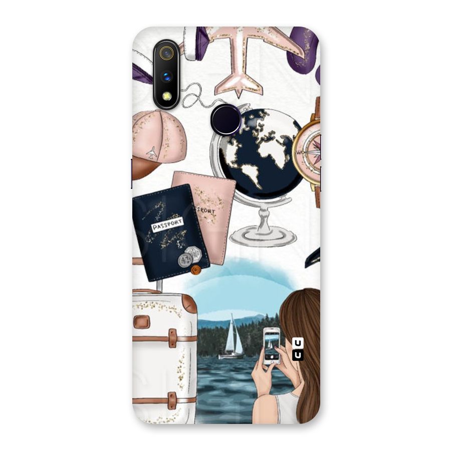 Travel Diaries Back Case for Realme 3 Pro