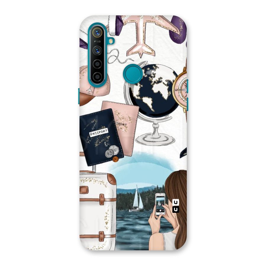Travel Diaries Back Case for Realme 5i