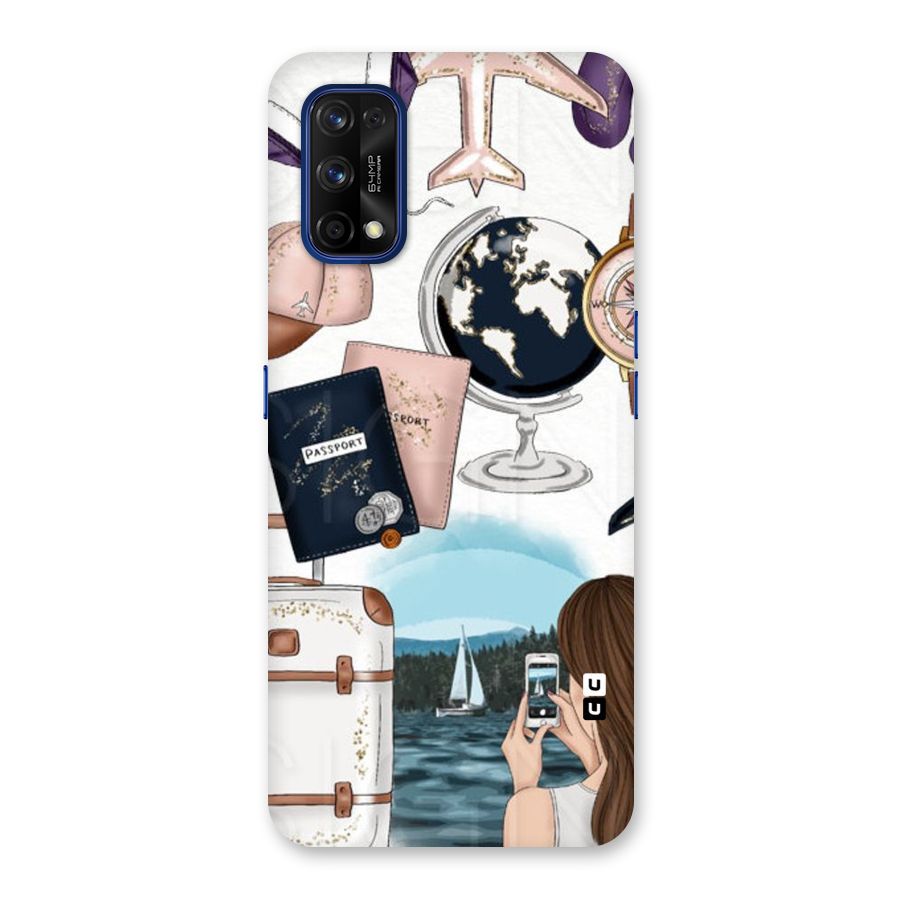 Travel Diaries Back Case for Realme 7 Pro