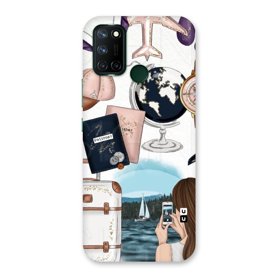 Travel Diaries Back Case for Realme 7i